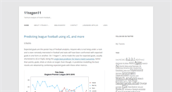 Desktop Screenshot of 11tegen11.net